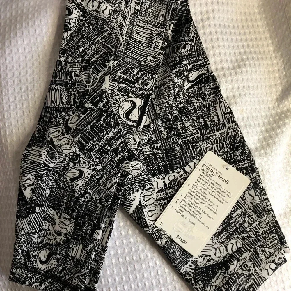 LULULEMON WUNDER TRAIN TIGHT HR 25” Size 2